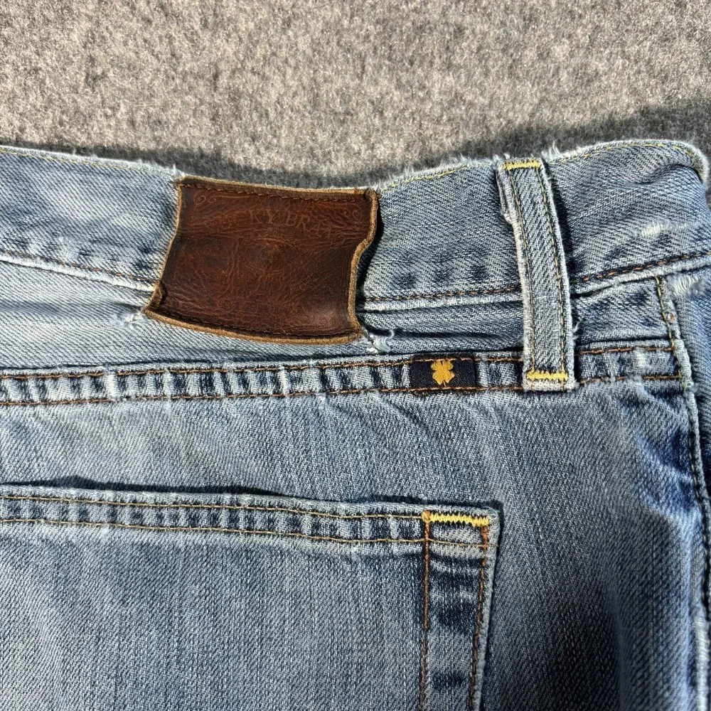 Lucky Brand 181 Jeans Mens‎ 42x32 (Fits 42X31) Relaxed Straight Y2K Blue Denim